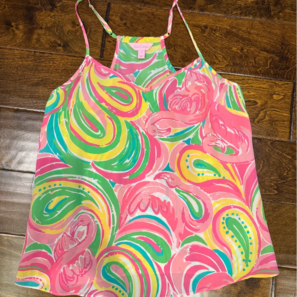 Lilly Pulitzer Colorful Paisley Print Tank Top - Small